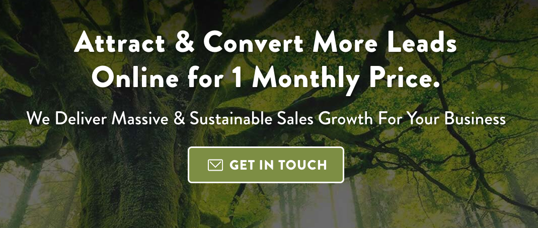 Marketing Company Home Page in Fort Worth