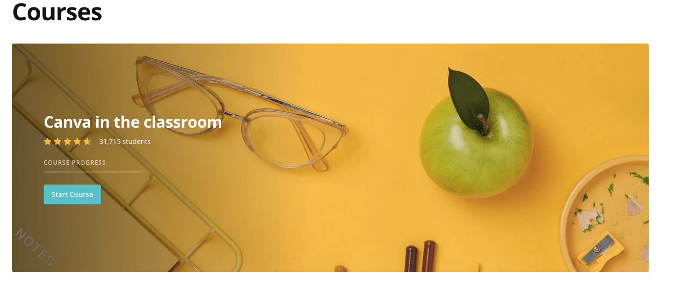 picture of canva learning for marketing