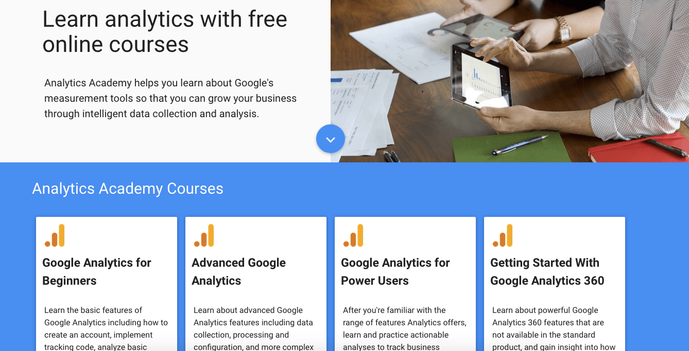 image of Google Academy for digital marketing