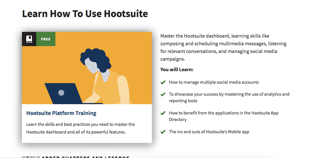 hootsuite social media marketing learning