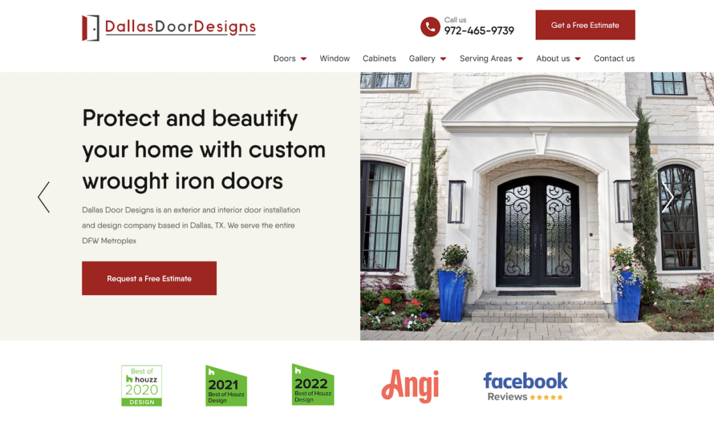 dallas door home page