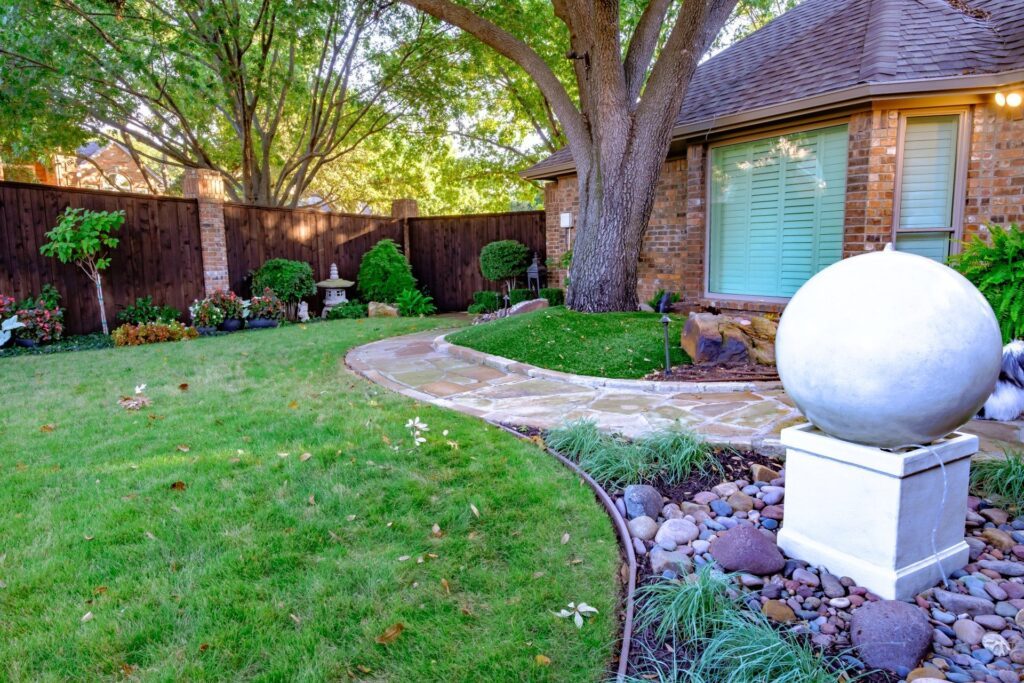 custom landscaping marketing photography